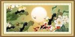 荷花国画