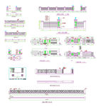 大院门口墙设计施工图