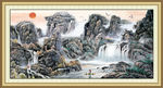 山水画 山水风景