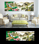 山水无框画