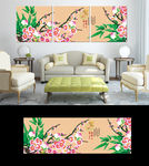鲜花无框画
