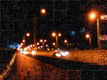 夜色路灯