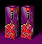 洛神花茶包装 茶包装盒展开图