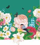 花 蝴蝶 鸟