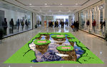 3D地画 3D展 4s店立体画