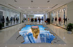 3D地画 3D展 4s店立体画