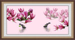 玉兰花装饰画