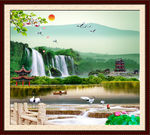 山水画 山水风景