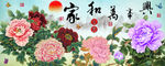 十字绣钻石画无框画家和万事兴