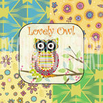 卡通猫头鹰装饰画