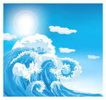 波浪花纹