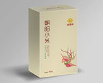 高档小米包装盒（矢量展开图）