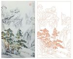 山水图 水墨画