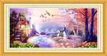 山水油画