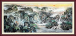 山水画 山水风景