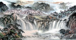 山水画 山水风景