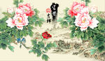富贵吉祥牡丹花