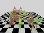 游乐园3D漫游动画