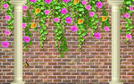 花藤背景墙