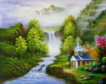山水画 山水风景
