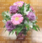 马赛克花朵