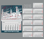 2016台历模板图片