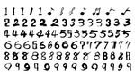 书法数字