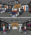 精品服装店室内草图大师SU模型