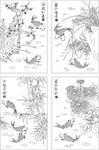 梅兰竹菊 四君子 春夏秋冬