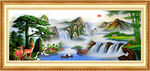 山水油画