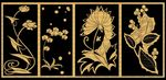 镂空雕花
