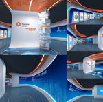 企业展厅设计效果图