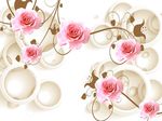 3D玫瑰花