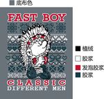 男装印花图案