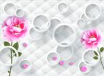 3D玫瑰花