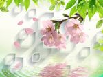 3D梦幻花树叶