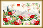 孔雀牡丹