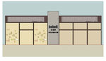 俱乐部店头门头草图大师SU模型