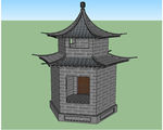 焚烧炉建筑草图大师SU模型
