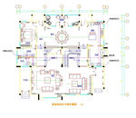 家居别墅CAD排水平面布置图