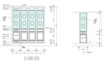 室内屏风家具施工图