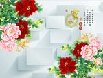 家和富贵牡丹花