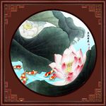 花旁有鱼