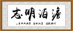 澹泊明志