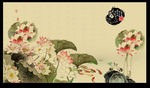 国画荷花