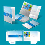 科技企业画册封面封套CDR设计