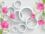 3D玫瑰花