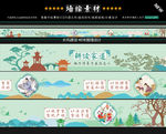 文明礼仪乡村文化宣传墙画