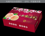 新版水蜜桃水果箱展开图