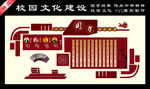 校园文化墙国学